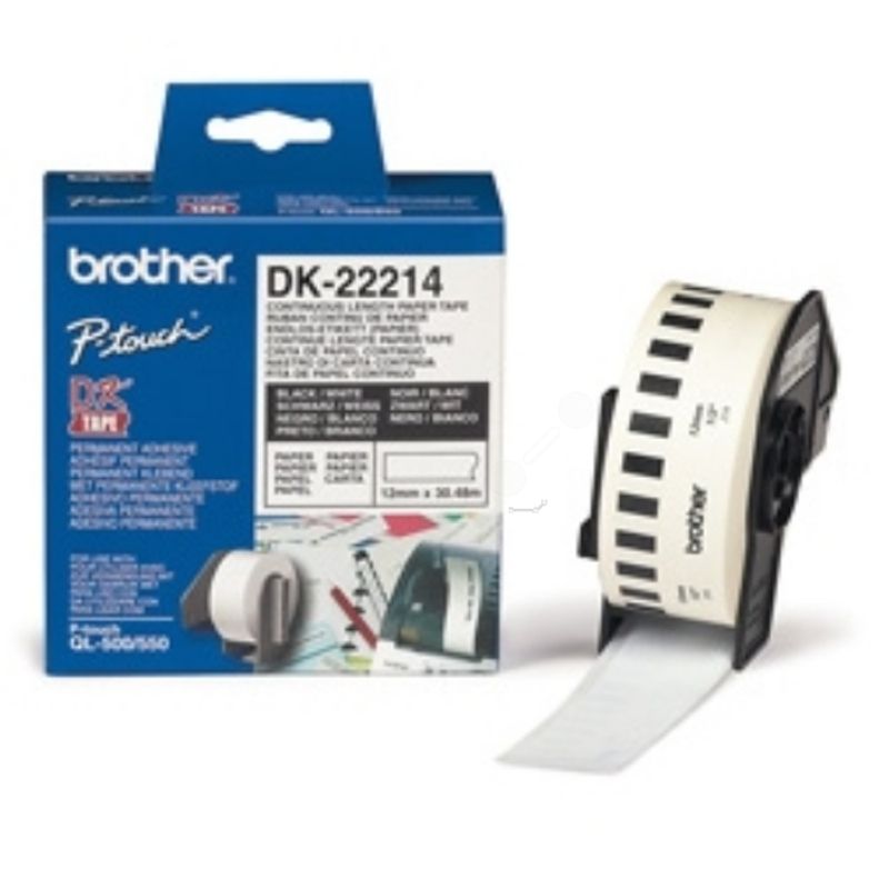 Original Brother DK22214 P-Touch Etiketten 