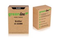 greenline vervangt Brother LC-223 BK XL Inktcartridge, zwart