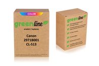 greenline vervangt Canon 2971 B 001 / CL-513 Printkop cartridge, kleur