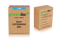 greenline sostituisce Epson C 13 T 24324010 / 24XL Cartuccia d'inchiostro, ciano