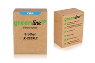 greenline vervangt Brother LC-225 XL C Inktcartridge, cyaan