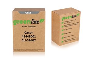 greenline nahrazuje Canon 4544 B 001 / CLI-526 GY Inkoustová nápln, šedá 