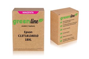 greenline sostituisce Epson C 13 T 18134010 / 18XL Cartuccia d'inchiostro, magenta