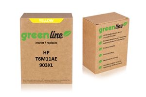 greenline vervangt HP T6M11AE / 903XL Inktcartridge, geel