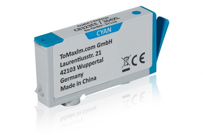 Compatible to HP CB323EE / 364XL Ink Cartridge, cyan 