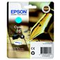 Original Epson C13T16224022 / 16 Cartouche d'encre cyan