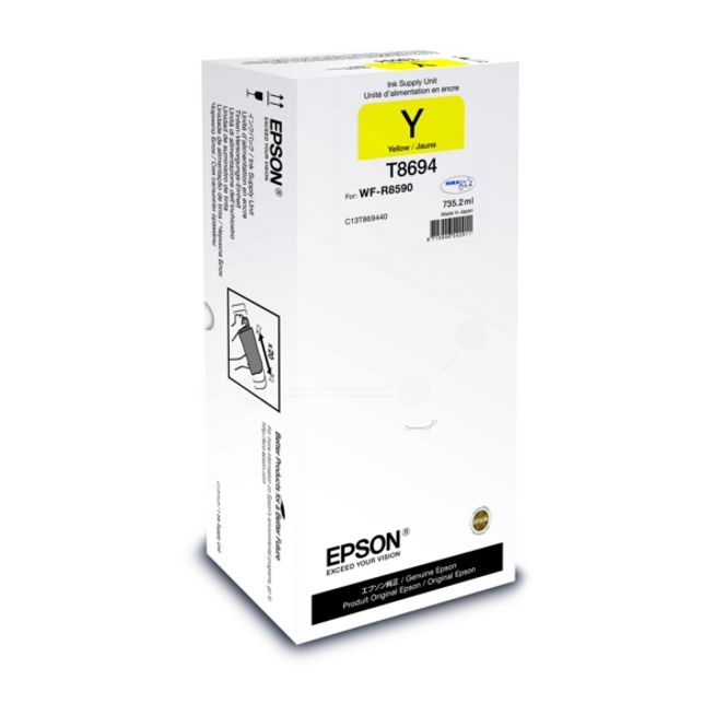Original Epson C13T869440 / T8694 Tintenpatrone gelb 