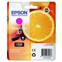 Original Epson C13T33434010 / 33 Tintenpatrone magenta 