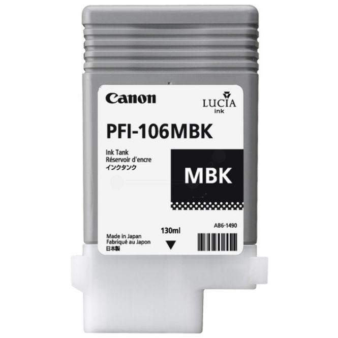 Original Canon 6620B001 / PFI106MBK Ink cartridge black matt 