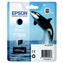 Original Epson C13T76084010 / T7608 Ink cartridge black matt 