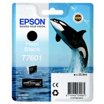 Originale Epson C13T76014010 / T7601 Cartuccia di inchiostro nero chiaro 