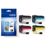 Kit Cartucce Originali Brother LC-424 Per DCP-J1200DW W WE Mini 19 | CMYK