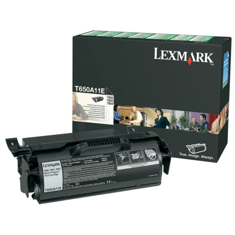 Original Lexmark T650A11E Toner schwarz 