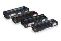 Pack De 5 Cartuchos De Tóner Compatibles Para Ricoh Aficio SP C-220, C-221, C-222, C-240