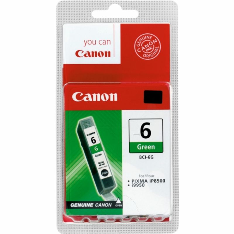 Original Canon 9473A002 / BCI6G Tintenpatrone grün 