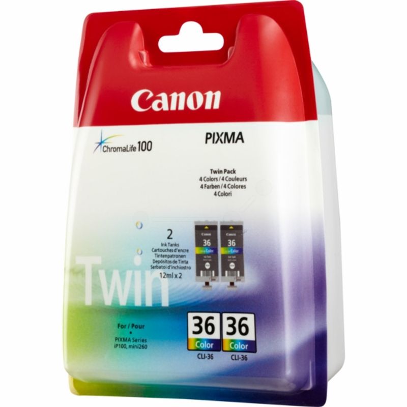 Original Canon 1511B018 / CLI36 Tintenpatrone color 