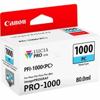Origineel Canon 0550C001 / PFI1000PC Inktcartridge licht cyaan