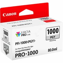 Origineel Canon 0553C001 / PFI1000PGY Inktcartridge grijs