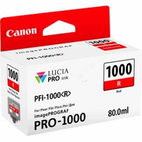 Origineel Canon 0554C001 / PFI1000R Inktcartridge rood
