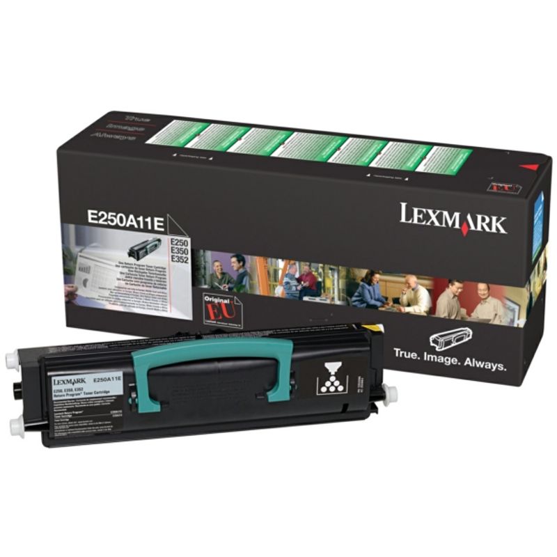 Original Lexmark E250A11E Toner schwarz 