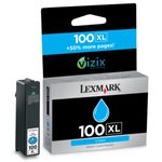 Origineel Lexmark 14N1069E / 100XL Inktcartridge cyaan