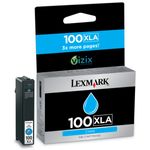 Origineel Lexmark 14N1093E / 100XLA Inktcartridge cyaan