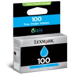Origineel Lexmark 14N0900E / 100 Inktcartridge cyaan