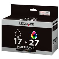 Original Lexmark 80D2952 / 17+27HC Cartouche à tête d'impression multi pack