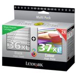 Originale Lexmark 80D2978 / 36XL+37XL Cartuccia/testina di stampa multi pack