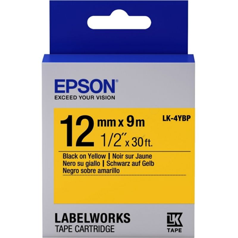 Original Epson C53S654008 / LK4YBP DirectLabel-Etiketten 
