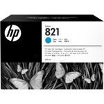 Origineel HP G0Y86A / 821 Inktcartridge cyaan