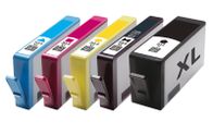 4 Cartouches D'encre Noire Compatibles HP Photosmart - Go Inks H-364, 24ml