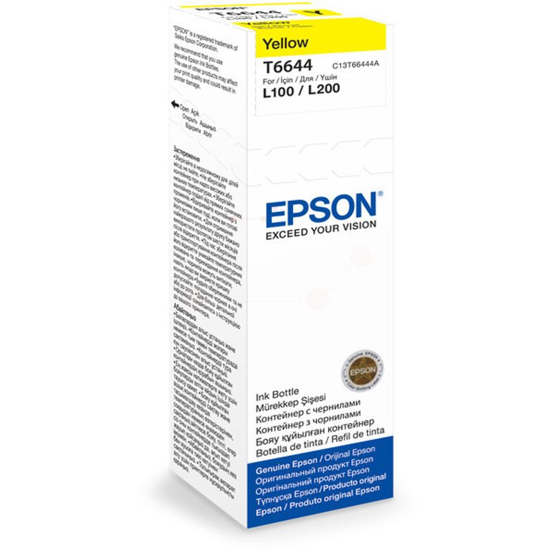 Original Epson C13T66444A / T6644 Tintenflasche gelb 