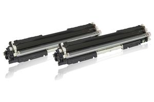 Value pack compatible with HP CE 310 A / 126A contains 2x Toner Cartridge 