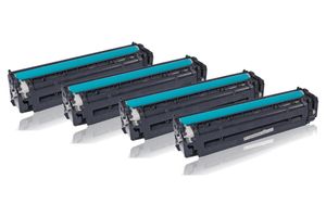 Multipack compatible with HP CF210X + U0SL1AM / 131A contains 4x Toner Cartridge 