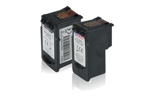 Multipack compatibel met Canon 2970B010 / PG-510+CL-511 bevat 2x Inktcartridge