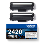 Original Brother TN2420TWIN Toner schwarz