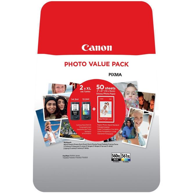 Original Canon 3712C004 / PG560XLCL561XL Ink cartridge multi pack 