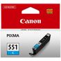 Original Canon 6509B001 / CLI551C Cartouche d'encre cyan