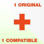 IMPRIMEZ 2x PLUS - 1 Toner Kyocera 1T02RY0NL0 / TK-1160 original + 1 compatible à -50%