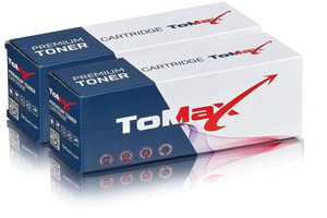 ToMax Spaarset vervangt HP CF217A / 17A bevat 2x Tonercartridge