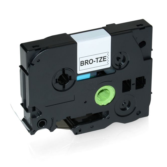 Brother TZE231 P-Touch Farbband schwarz auf weiss Laminat 12mm x 8m Kompatibel 