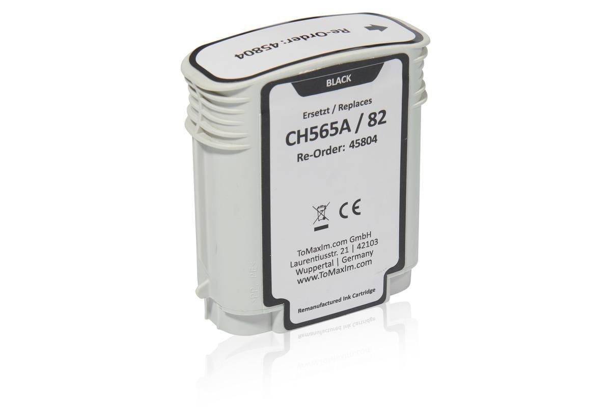 Kompatibel zu HP CH565A / 82 Tintenpatrone, schwarz 