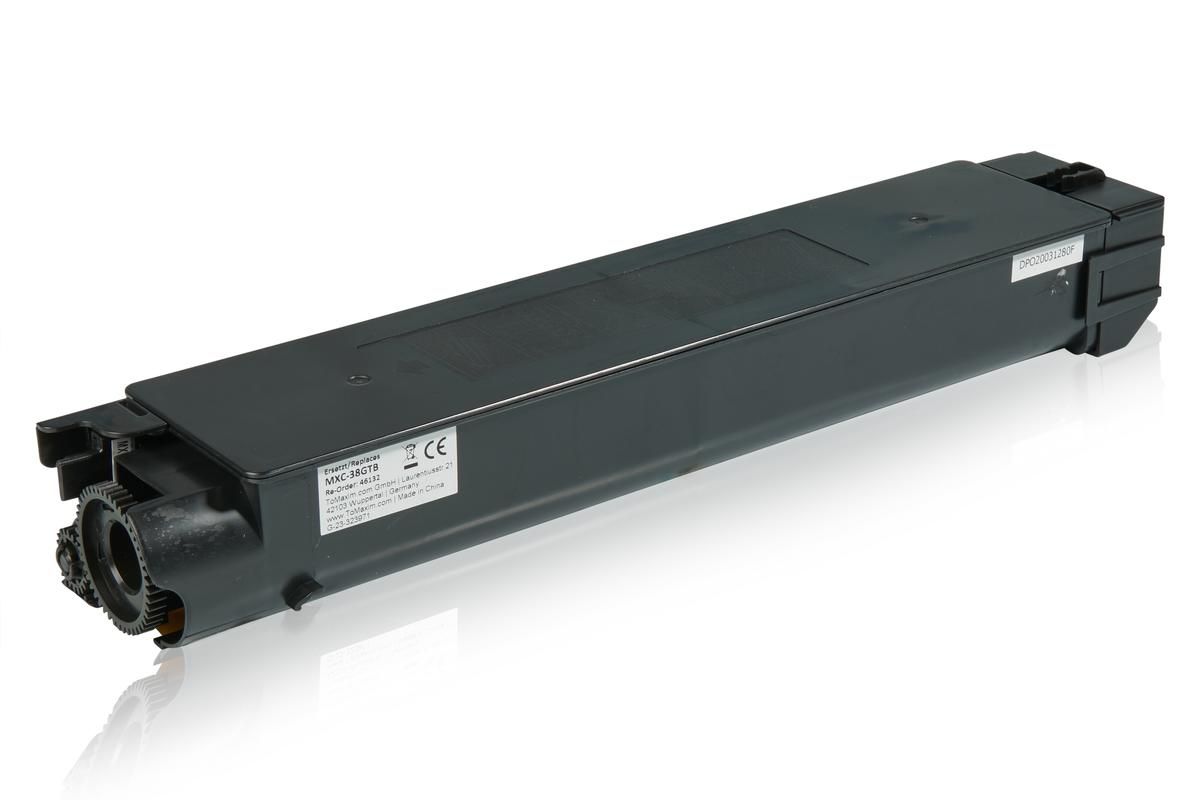 Kompatibel zu Sharp MXC-38GTB Tonerkartusche, schwarz 
