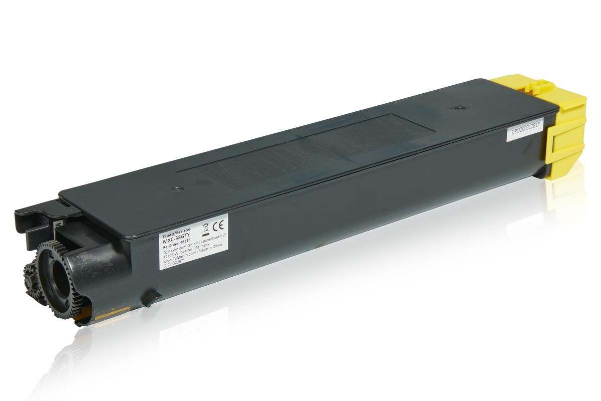 Kompatibel zu Sharp MXC-38GTY Tonerkartusche, gelb 