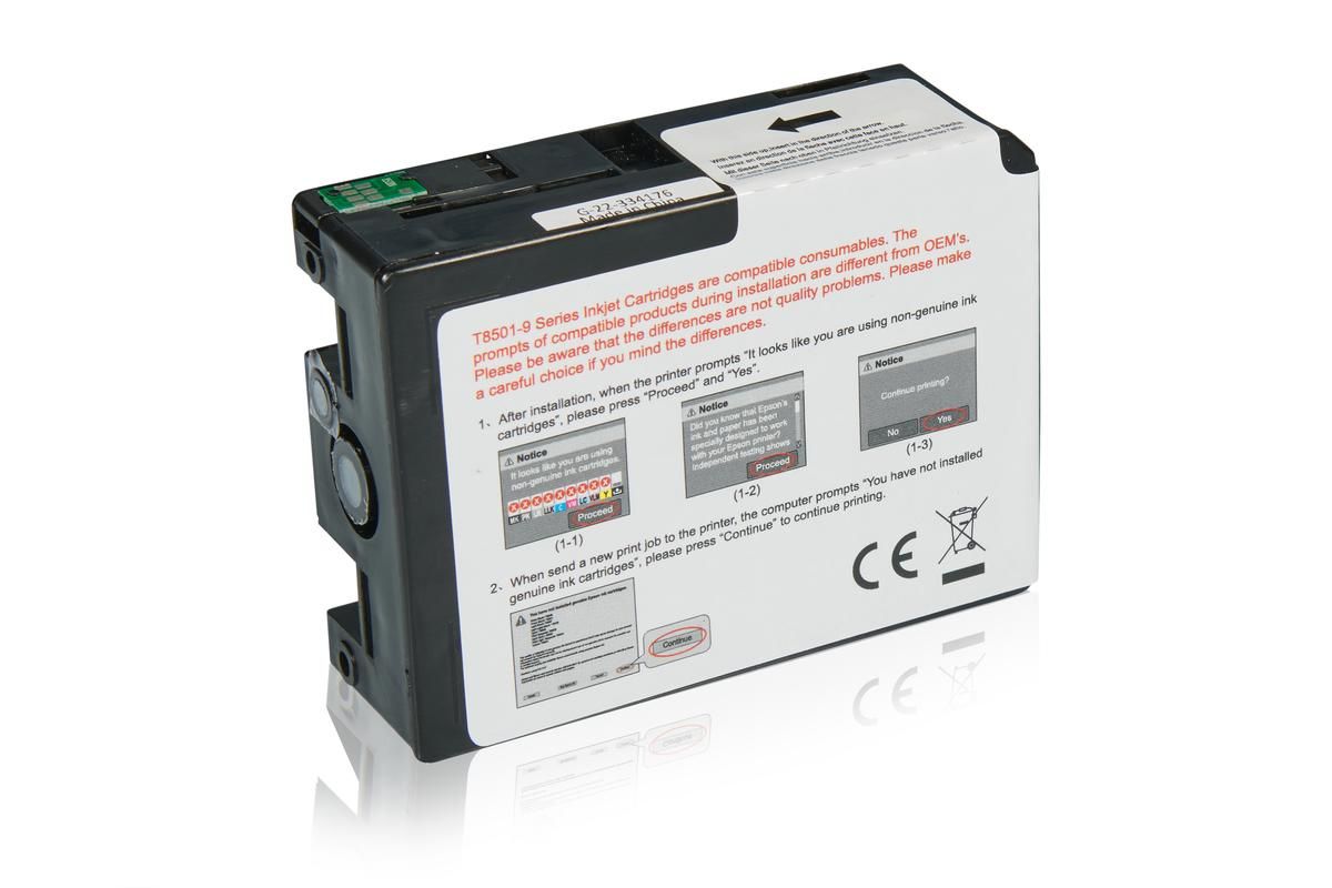 Kompatibel zu Epson C13T850800 / T8508 Tintenpatrone, matt schwarz 