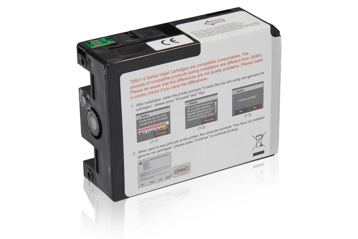 Kompatibel zu Epson C13T850900 / T8509 Tintenpatrone, schwarz 