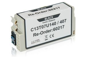 Kompatibel zu Epson C13T07U140 / 407 Tintenpatrone, schwarz