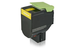 Compatible to Lexmark 80C2XY0 / 802XY Toner Cartridge, yellow 