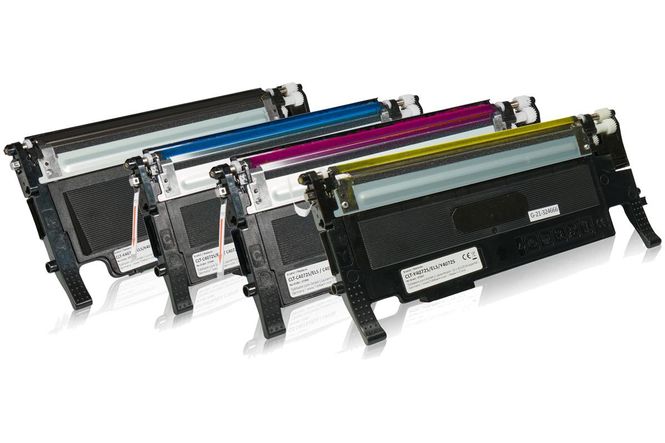 Multipack compatible with Samsung CLT-P4072C/ELS / P4072C contains 4x Toner Cartridge 